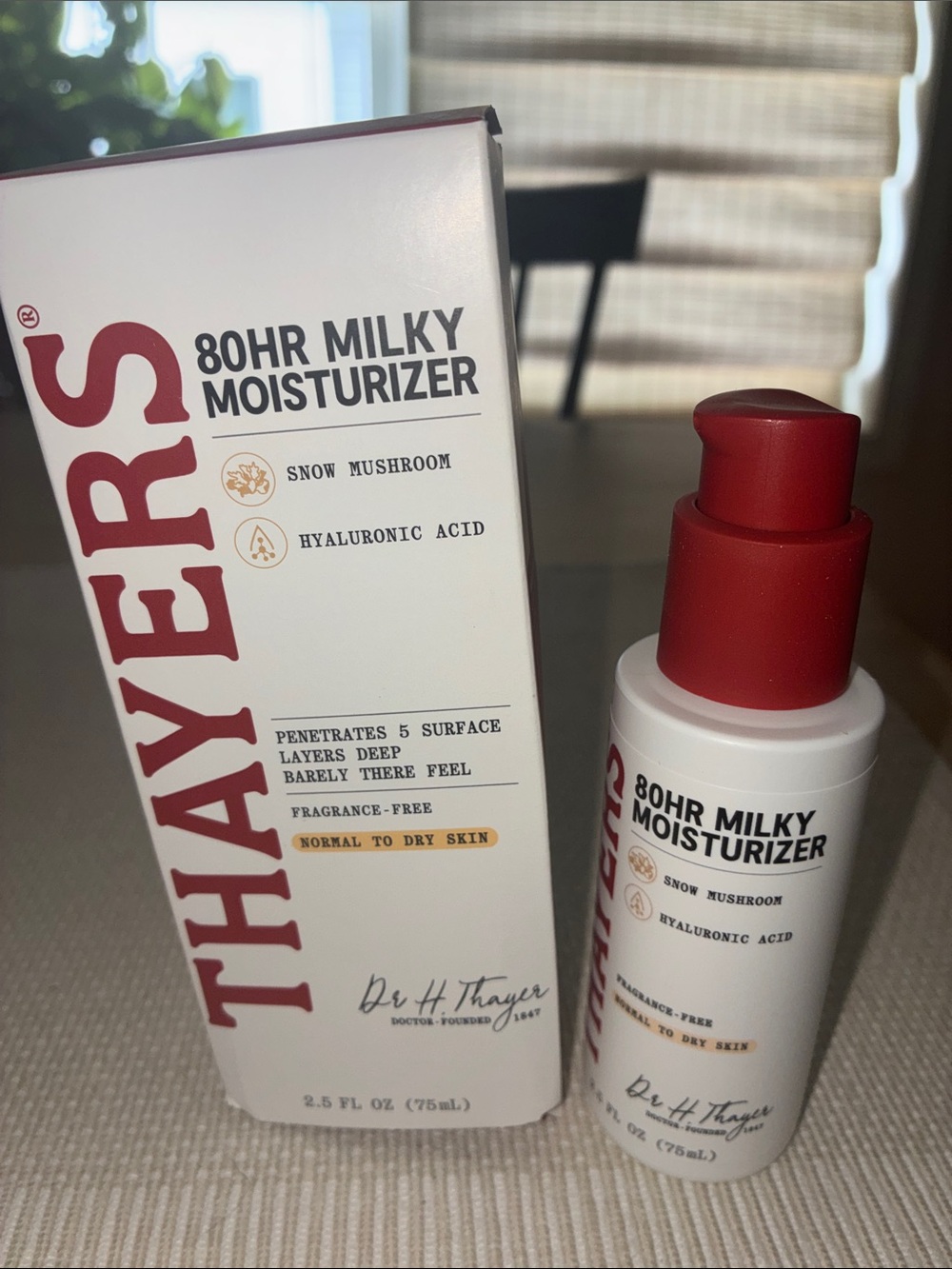 Thayers 80HR Milky Moisturizer - 2.5 fl oz